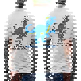 パキケファロサウルス 恐竜 キュート ジュラシック 恐竜 メンズTシャツ バックプリント - Kawaiitshirt