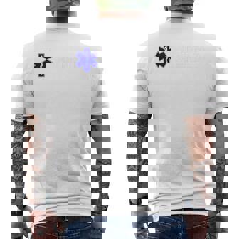 パラメディック ユニフォーム コスチューム Tar Of Life Emt Ems 救急車 メンズTシャツ バックプリント - Kawaiitshirt