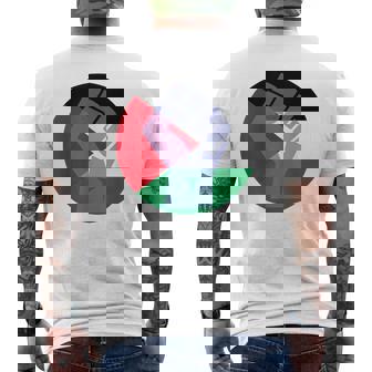 パレスチナ製フリーパレスチナスタンド メンズTシャツ バックプリント - Kawaiitshirt