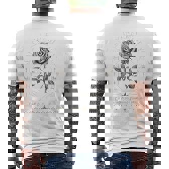 ヒップホップ アーバン ヴィンテージ ヒップスター Y2k Hip Hop バックプリント ストリートウェア ローズ メンズTシャツ バックプリント - Kawaiitshirt