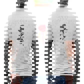 ヒップホップ アーバン ヴィンテージ ヒップスター Y2k バックプリント ストリートウェア ローズ メンズTシャツ バックプリント - Kawaiitshirt