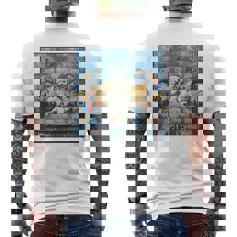 ビション・フリーゼ 音楽愛好家 絵画 犬 メンズTシャツ バックプリント - Kawaiitshirt