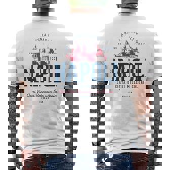 ビンテージ・レトロ・ナポリ イタリア メンズTシャツ バックプリント - Kawaiitshirt