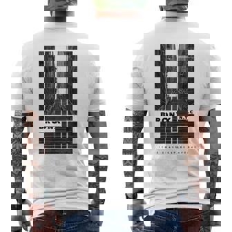 ピエロ ジョーカー 階段 ブロンクス Nyc W モダンギフト メンズTシャツ バックプリント - Kawaiitshirt