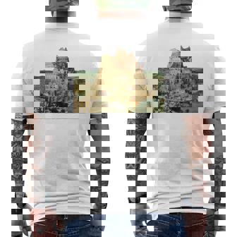 ピーテル・ブリューゲルによるバベルの塔 1563 長袖tシャツ メンズTシャツ バックプリント - Kawaiitshirt