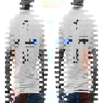 フィンランドサッカーファンジャージ メンズTシャツ バックプリント - Kawaiitshirt