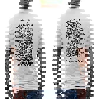 フェニックス。神話の鳥。灰から生まれ変わる。 メンズTシャツ バックプリント - Kawaiitshirt