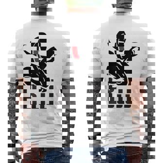 ブラジリアン柔術マンバ蛇 Bjjブラックベルト メンズTシャツ バックプリント - Kawaiitshirt