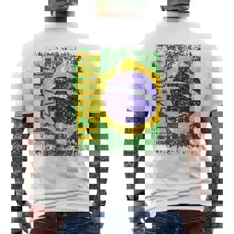 ブラジル 旗 大 国旗 メンズ レディース キッズ ブラジル メンズTシャツ バックプリント - Kawaiitshirt