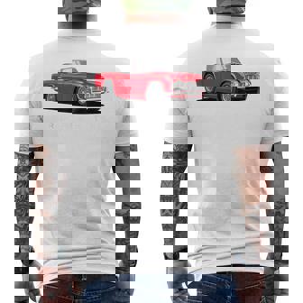 ブリティッシュクラシックスポーツカー トライアンフ Tr4 メンズTシャツ バックプリント - Kawaiitshirt