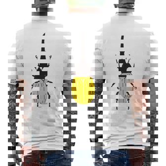 ヘラクレスオオカブト _昆虫_カブトムシ メンズTシャツ バックプリント - Kawaiitshirt
