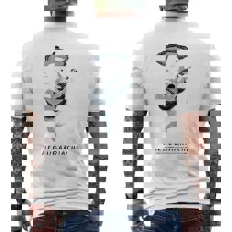 ベルガリアチ、ベルーガクジラtシャツ、ベルーガマリアチ メンズTシャツ バックプリント - Kawaiitshirt