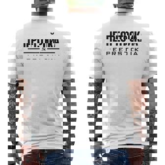 ペレストイカ 再建 ソ連ソビエト連邦 ロシア メンズTシャツ バックプリント - Kawaiitshirt