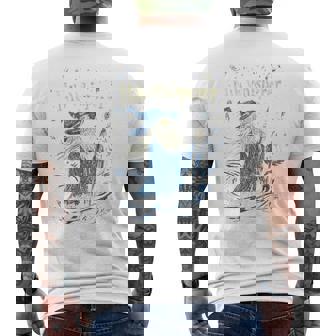 ペン先 ウィスパラー デザイン 面白い 魔法使い インク 描画 美学 長袖tシャツ メンズTシャツ バックプリント - Kawaiitshirt