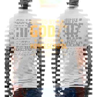 ホームスクールママホームスクールママ メンズTシャツ バックプリント - Kawaiitshirt