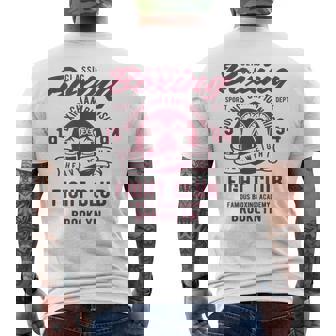 ボクシングクラシックヘビー級ファイトクラブ名門アカデミーボクシング メンズTシャツ バックプリント - Kawaiitshirt