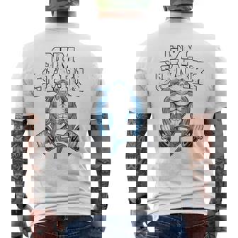 ボディビルダー サメの恋人 ジム フィットネス ワークアウト ボディービル メンズTシャツ バックプリント - Kawaiitshirt