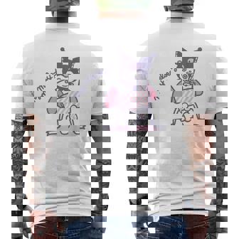 マイメロディ&クロミ ハイドアンドシーク メンズTシャツ バックプリント - Kawaiitshirt