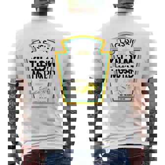 マスタード ハロウィン 2024 コスチューム ファミリー お揃い ケチャップソース メンズTシャツ バックプリント - Kawaiitshirt