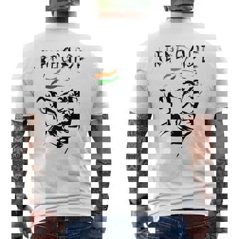 マハトマ・ガンジー メンズTシャツ バックプリント - Kawaiitshirt