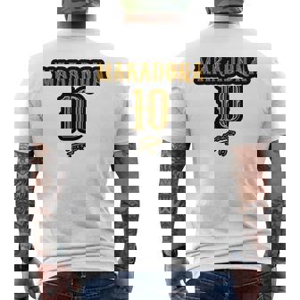マラドーナ 10 長袖tシャツ メンズTシャツ バックプリント - Kawaiitshirt