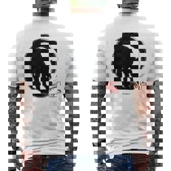 マレーバク 日本の円相環 禅のバク メンズTシャツ バックプリント - Kawaiitshirt