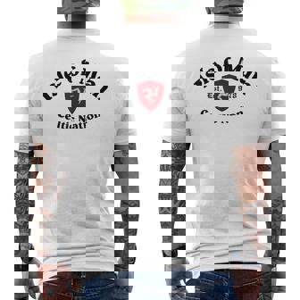 マン島ケルト国家設立978 メンズTシャツ バックプリント - Kawaiitshirt