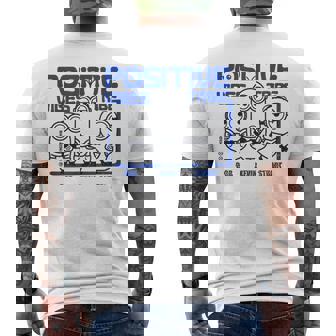 ミニオン Positiveibes Tribe メンズTシャツ バックプリント - Kawaiitshirt