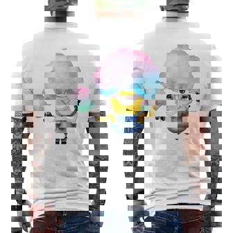 ミニオン Water Colorcotton Candytuart メンズTシャツ バックプリント - Kawaiitshirt