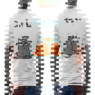 メンダコちゃん 3 Mitu メンズTシャツ バックプリント - Kawaiitshirt