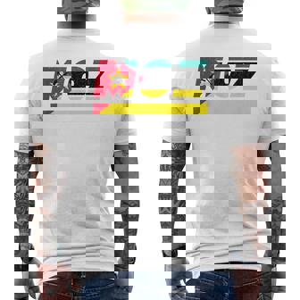 モザンビークデザイン。国旗付きモザンビーク衣装 Moz メンズTシャツ バックプリント - Kawaiitshirt