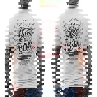 モダン ヒップホップ ビンテージ グラフィティ エッジー アーバン バックプリント ストリートウェア メンズTシャツ バックプリント - Kawaiitshirt