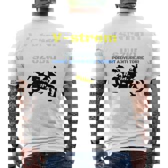 モトシャツストローム メンズTシャツ バックプリント - Kawaiitshirt