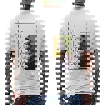 モナリザ 芸術愛好家 芸術好き 古典美術史 メンズTシャツ バックプリント - Kawaiitshirt