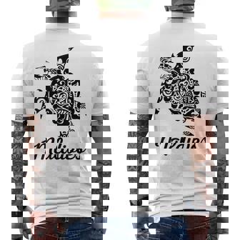 モルディブ スキューバダイビング モルディブ お土産 ダイバー メンズTシャツ バックプリント - Kawaiitshirt