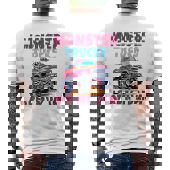 モンスタートラックアーマイジャムモンスタートラックキッズ メンズTシャツ バックプリント - Kawaiitshirt