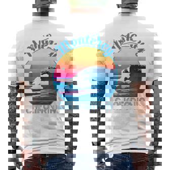 モントレーのお土産衣装 レトロ モントレー メンズTシャツ バックプリント - Kawaiitshirt