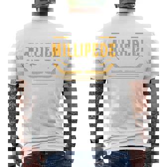 ヤスデって面白いよ節足動物ヤスデペット飼い主 長袖tシャツ メンズTシャツ バックプリント - Kawaiitshirt