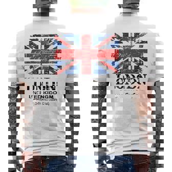 ユニオンジャック 英国の国旗 グレートブリテン ロンドン Union Jack メンズTシャツ バックプリント - Kawaiitshirt