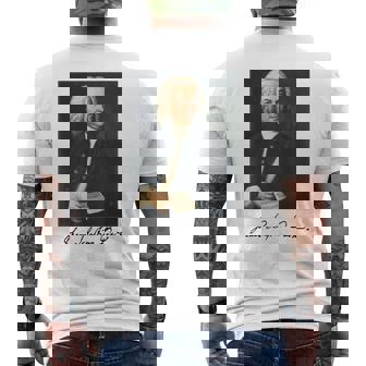 ヨハン・セバスティアン・バッハ 作曲家 クラシック音楽 Bach Composer Classical Music メンズTシャツ バックプリント - Kawaiitshirt