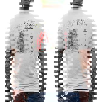 ヨーロッパ オランダ オランダ アムステルダム バケーション お土産 メンズTシャツ バックプリント - Kawaiitshirt