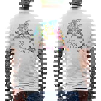 ライブ アロハ イルカ グラフィック メンズTシャツ バックプリント - Kawaiitshirt