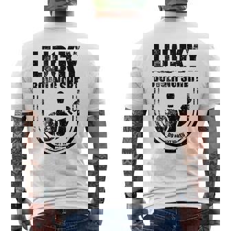 ラッキーボウリングシャツはボウラーのための面白い引用を洗わないでください メンズTシャツ バックプリント - Kawaiitshirt