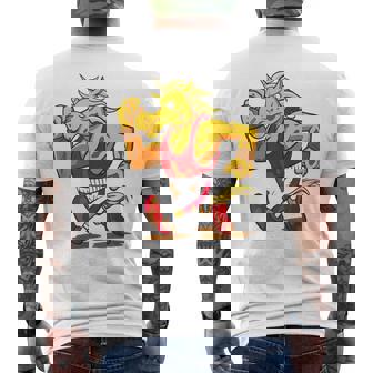 ランニング フィットネス スポーティ ユニコーン メンズTシャツ バックプリント - Kawaiitshirt