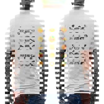 ラーメン 種類 面白いtシャツ 食べ物 麺 文字入り メンズ おもしろ 面白い 服 おもしろグッズ 文字tシャツ ネタ メンズTシャツ バックプリント - Kawaiitshirt