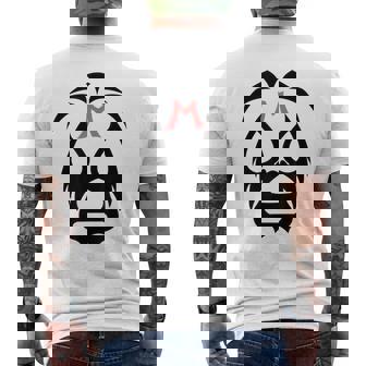 ルチャドールマスクtシャツ メンズTシャツ バックプリント - Kawaiitshirt