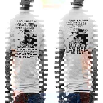 レコード屋に閉じ込められたビニールレコードを救出する メンズTシャツ バックプリント - Kawaiitshirt