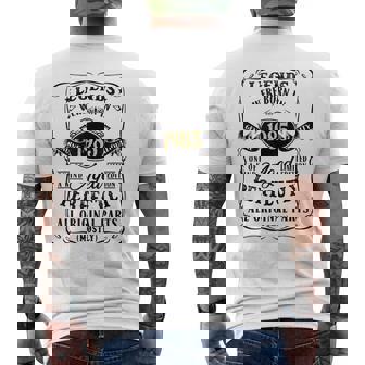 レジェンドは1985年に誕生した37歳の男性の誕生日 メンズTシャツ バックプリント - Kawaiitshirt