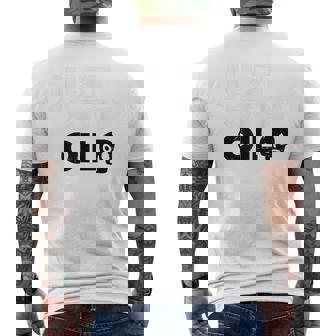 レトロ Justtop Oilave The Earth Meme メンズTシャツ バックプリント - Kawaiitshirt