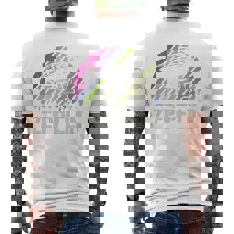 レトロ ヴィンテージ ツェッペリン 飛行船 航空 飛行船 メンズ レディース キッズ 長袖tシャツ メンズTシャツ バックプリント - Kawaiitshirt